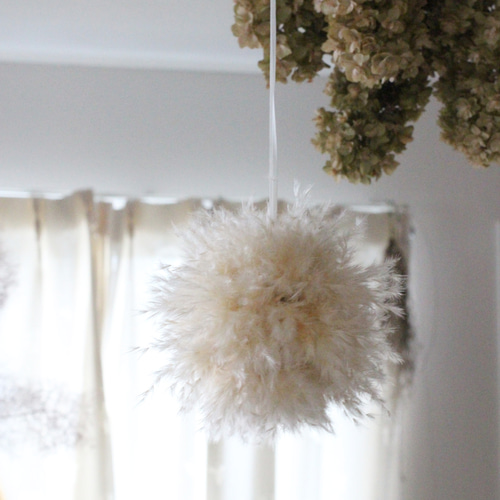 パンパスボール ドライフラワー petit chocolat 通販 18448841｜Creema