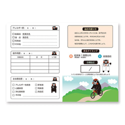 血圧手帳 くまモン 4枚目の画像