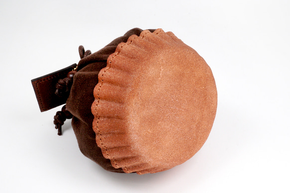 タルトな巾着ポーチ（クリーム／チョコ） 16枚目の画像