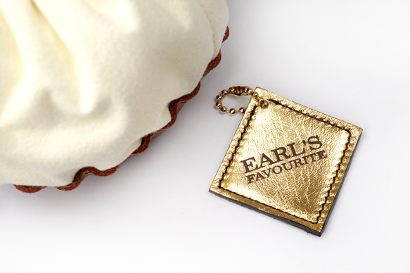 タルトな巾着ポーチ（クリーム／チョコ） 6枚目の画像