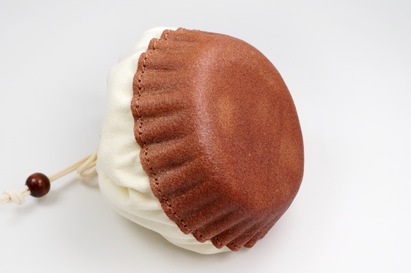 タルトな巾着ポーチ（クリーム／チョコ） 7枚目の画像