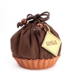 タルトな巾着ポーチ（クリーム／チョコ） 12枚目の画像