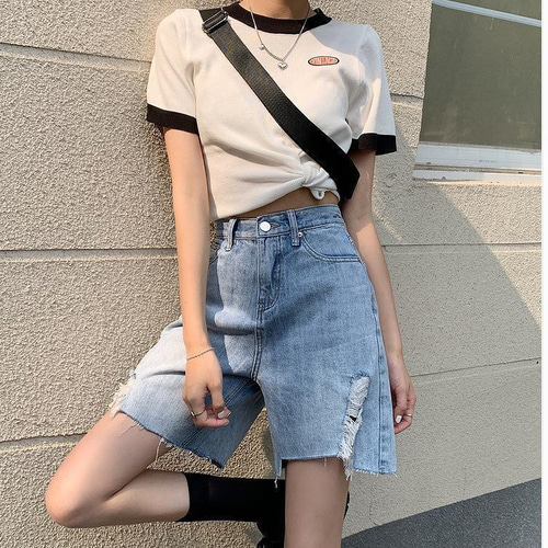 大きいサイズ　レディース　デニム　ショートパンツ　ハーフ　ダメージ 大きいサイズ レディース デニム ショートパンツ ハーフ