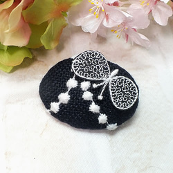 商談中⑤139ミナペルホネン ハンドメイド ブローチアクセサリー ヘアゴムにも ⑨35ミナペルホネン ブローチアクセサリー ハンドメイド ヘアゴム変更