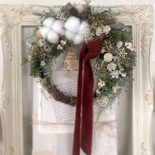 ナチュラルコットンクリスマスハーフリース 無料ラッピング クリスマス