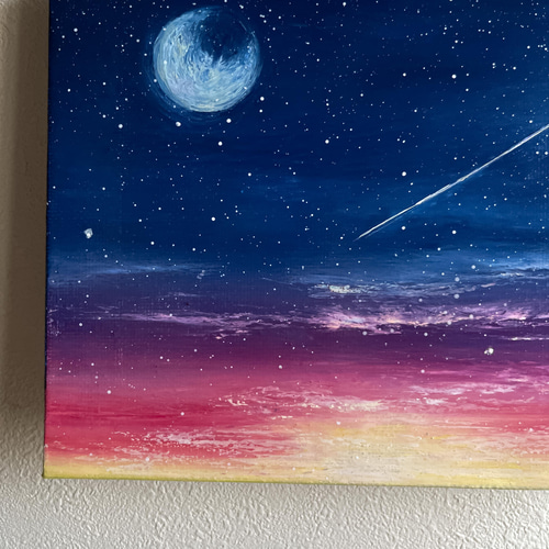 ゆう　a candle at night パステル画　絵画アート原画 ゆう a candle at night パステル画 絵画アート原画