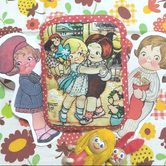 トマトガールのふわふわポーチ✨(party) ポーチ petit pied 通販  