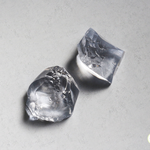 氷塊　オブジェ　クリスタル 数量限定】ガラスオブジェ 氷塊(クリア) その他インテリア雑貨