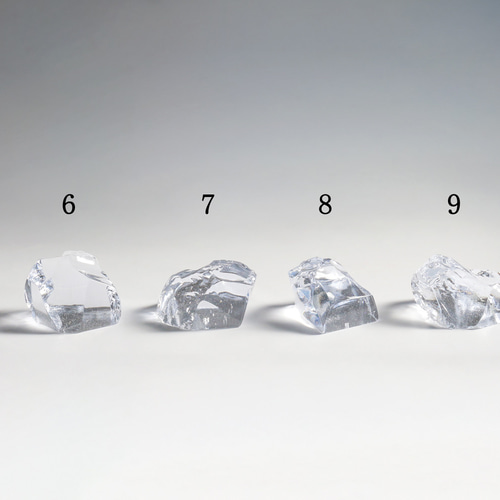 クリア インテリア オブジェ 数量限定】ガラスオブジェ 氷塊(クリア) その他インテリア雑貨