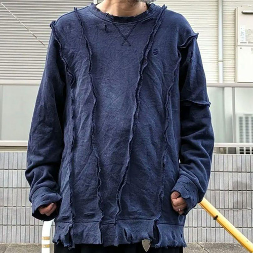 オリジナル リメイク ダメージ加工 オーバーサイズ ドッキング オリジナル リメイク ダメージ加工 オーバーサイズ ドッキング