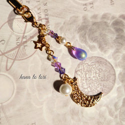 桜のキラキラ☆ストラップ チャーム 携帯ストラップ 花と鳥サン