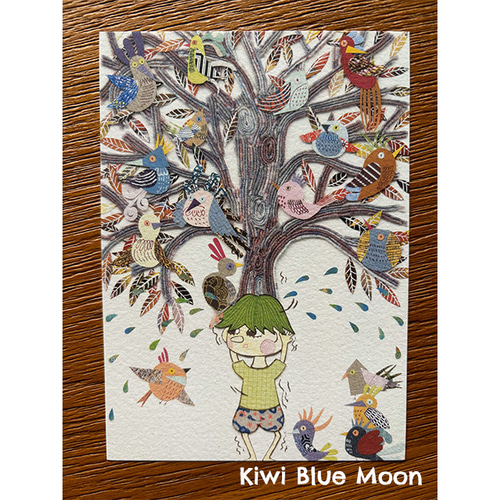 絵本 《うわー！たねをたべた！》ポストカード セット (1枚入り