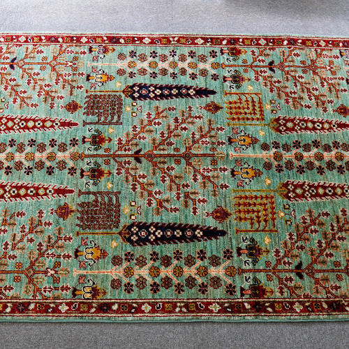 151×98cm アフガニスタン手織り絨毯 ペルシャ絨毯 カーペット 151×98cm アフガニスタン手織り絨毯 ペルシャ絨毯 カーペット