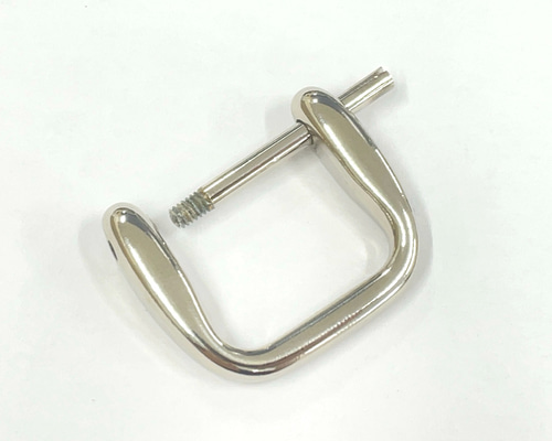 ネジ式 Dカン/角カン 21mm シルバー 金具・チェーン 日本の部品屋 通販