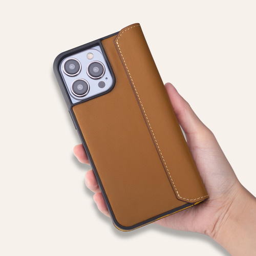 iphone15 手帳型ケース 本革 コンパクト <COGHH> iPhoneケース