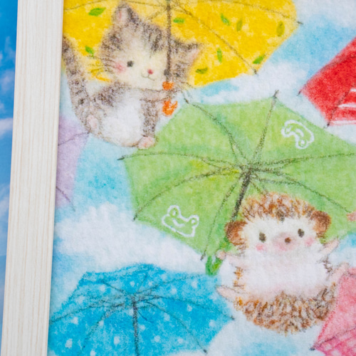 【原画】『無重力遊戯②』猫　ネコ　イラスト　絵画　パステル画　癒し 原画】『無重力遊戯②』猫 ネコ イラスト 絵画 パステル画 癒し 絵画