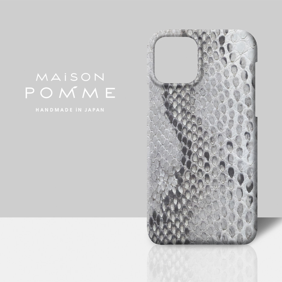 パイソン iPhone用 ケース【ホワイト＆ブラック】iPhone各種対応 受注生産 13,680円