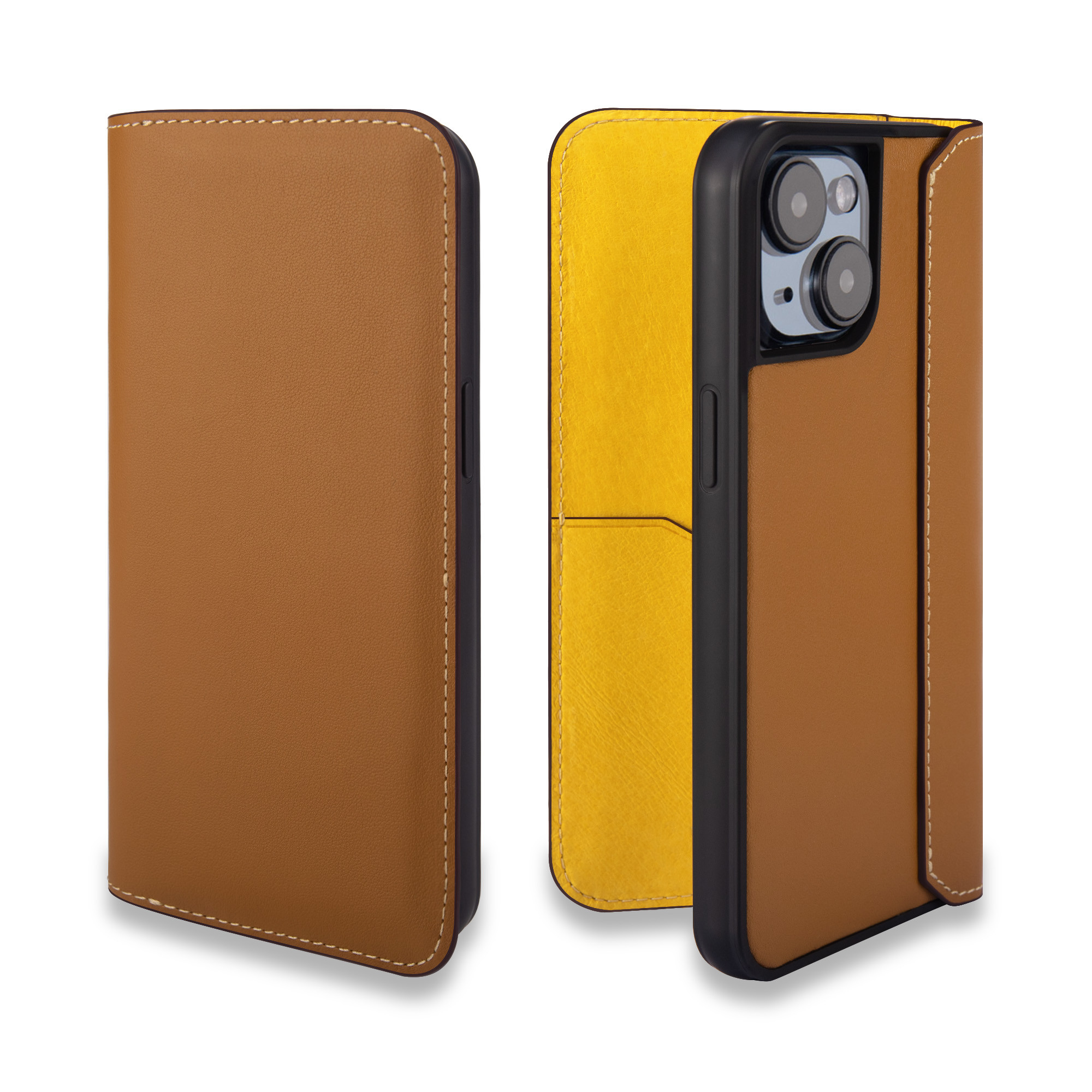 iphone15Plus 手帳型ケース 本革 コンパクト <COGHH>