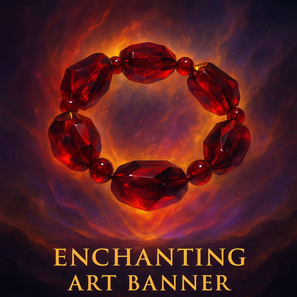 夏のセール品　豪華贅沢✨アンダラクリスタルシエラネバダ産とインドネシア産の情熱の赤ブレスレット