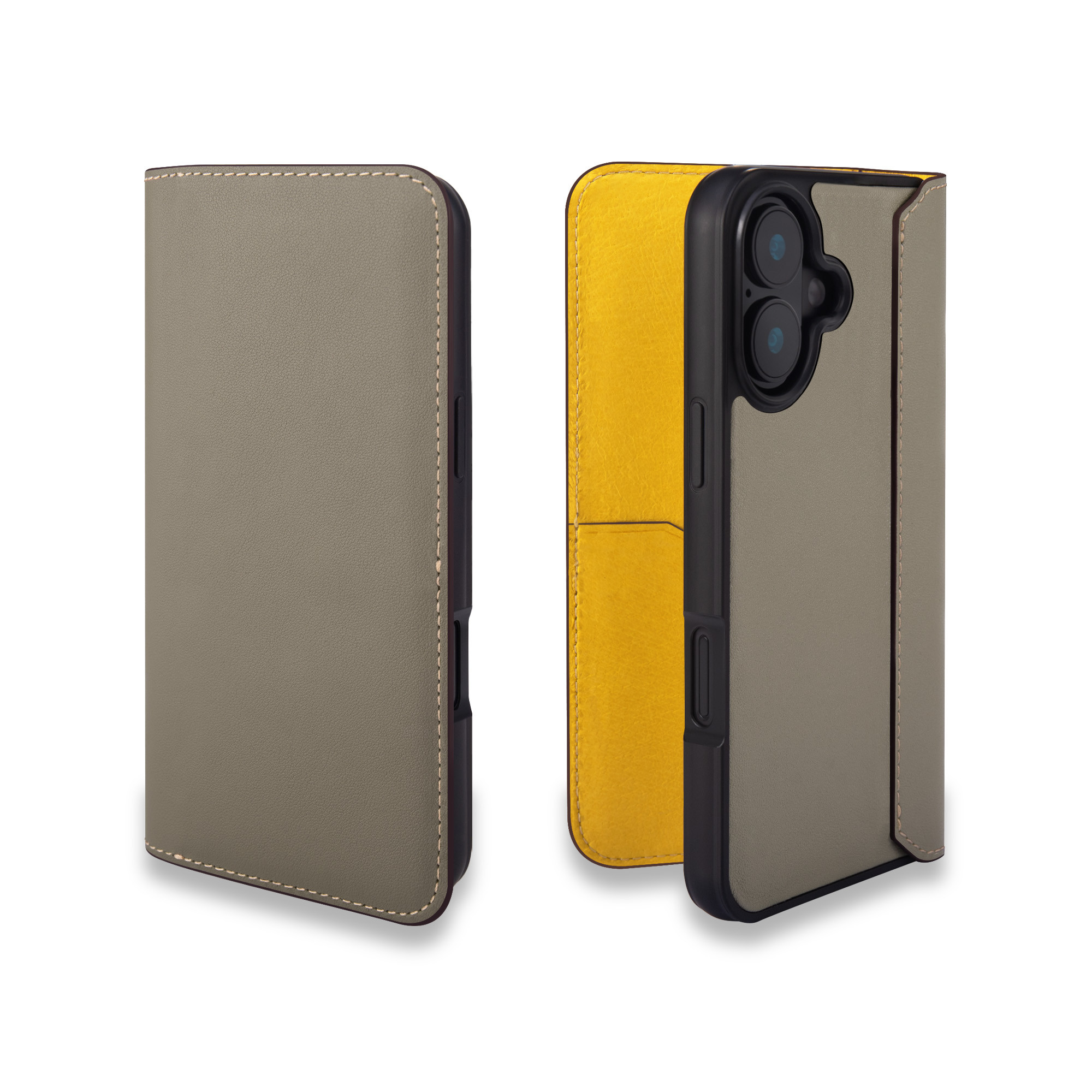 iphone16 手帳型ケース 本革 コンパクト <COGHH>