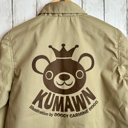 気楽に羽織れて機能的《KUMAWN クマウン》レディース コーチジャケット・撥水防水・防風・裏地付き 7枚目の画像