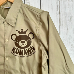 気楽に羽織れて機能的《KUMAWN クマウン》レディース コーチジャケット・撥水防水・防風・裏地付き 8枚目の画像