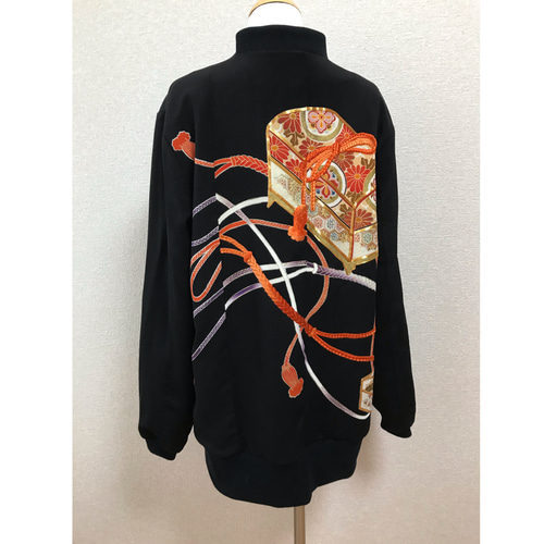 着物リメイク ブルゾン、スカジャン 着物リメイク ブルゾン スカジャン