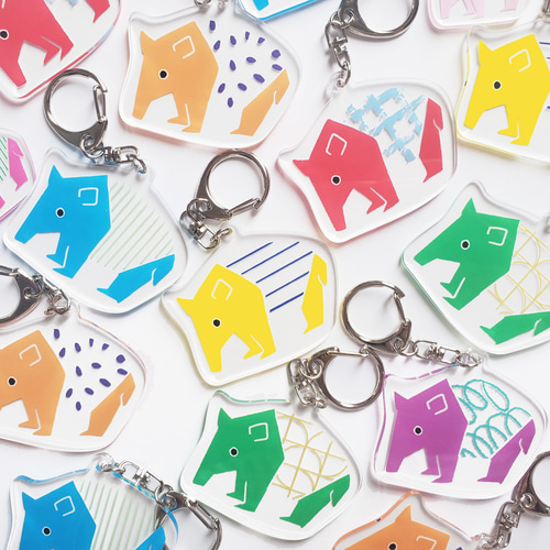 オレビバPUS　アクリルキーホルダー全種セット オレビバPUS アクリルキーホルダー全種セット