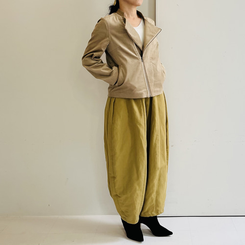 型紙】バレルレッグパンツ（1サイズ展開) 編み図・パターン Magnolier