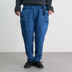 UZUiROキャンプワークパンツ/三河木綿一本刺し子 キャンプワークパンツ/生成り/三河木綿一本刺し子