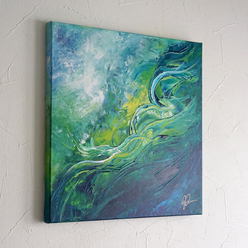 送料無料】風の草原✴︎インテリアアート 絵画 IMPROVE ARTWORK