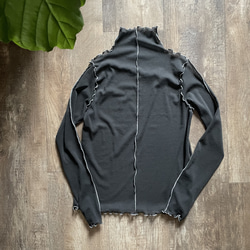 【カラー選べる2枚セット】前後で着れる♡シアーメッシュ素材の2WAYメローインナー/シアートップス 4枚目の画像