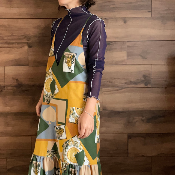 【カラー選べる2枚セット】前後で着れる♡シアーメッシュ素材の2WAYメローインナー/シアートップス 13枚目の画像