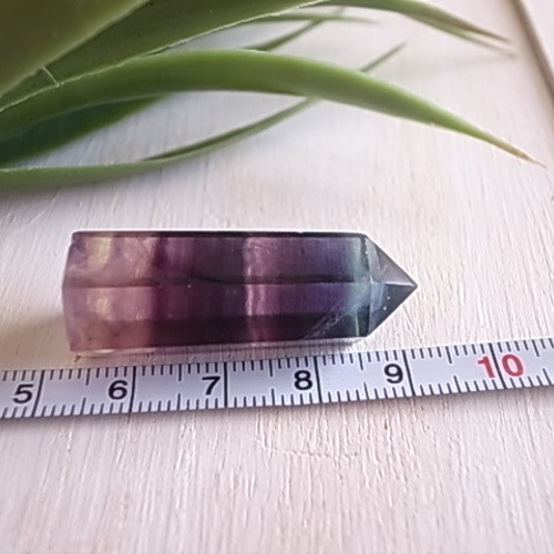 フローライト ポイント 原石 13g 天然石 天然石 宙とクリスタル