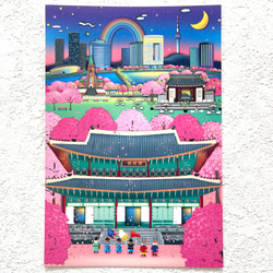 merry-go-round】メリーゴーランド ポストカード グリーティングカード