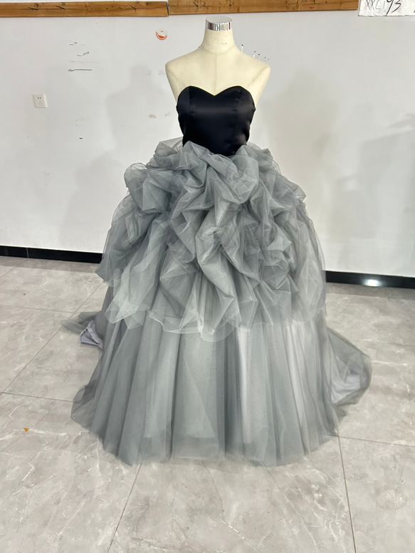 お色直しにも！グレーフェザーボレロ ご馳走さま 