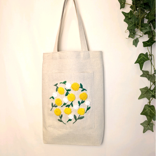 Felita 花柄刺繍 ハンドバッグ ピンク レディース
