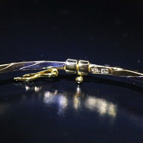 AG-K18-125　K18 バングル 11枚目の画像