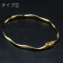 AG-K18-125　K18 バングル 2枚目の画像