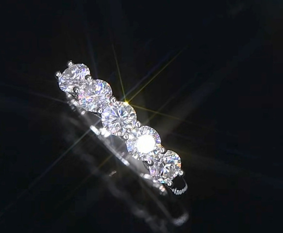 GYPPHY - 【即納】EMERALD MOISSANITE FULL ETERNITY RING