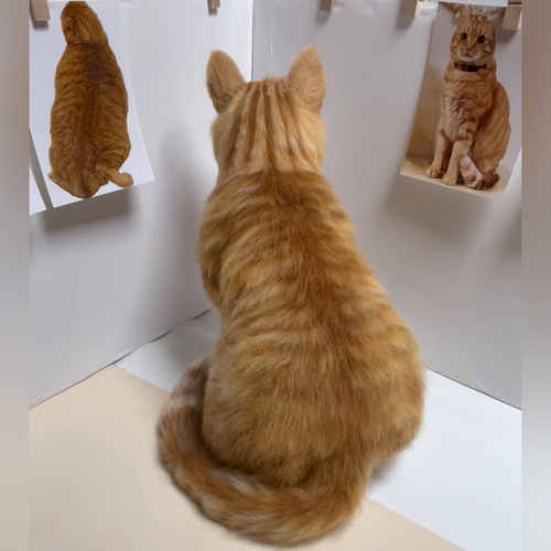 ウチの子オーダー愛猫羊毛フェルト リアル そっくり うちの子