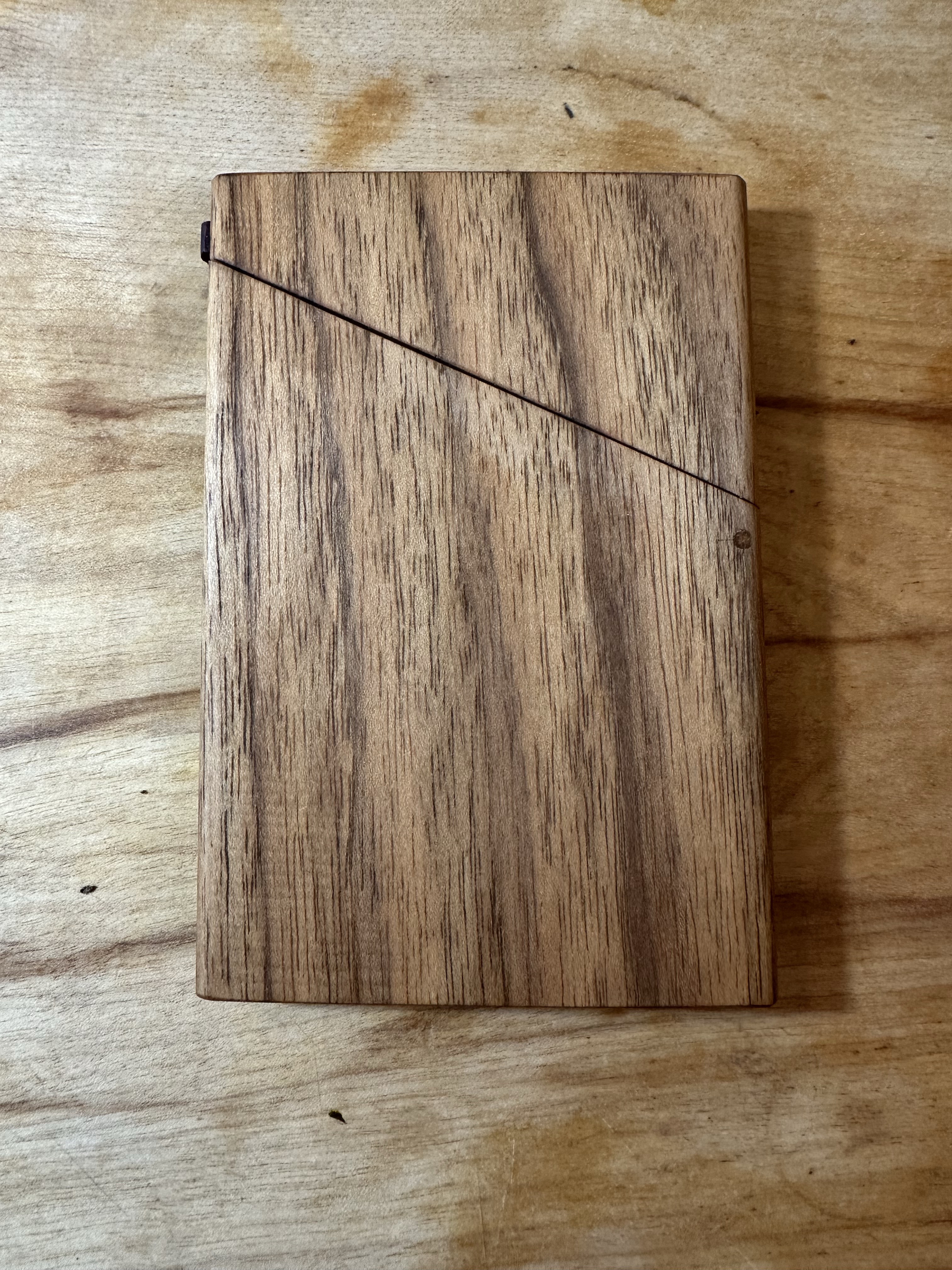 木製（オニグルミ）名刺入れ　カードケース