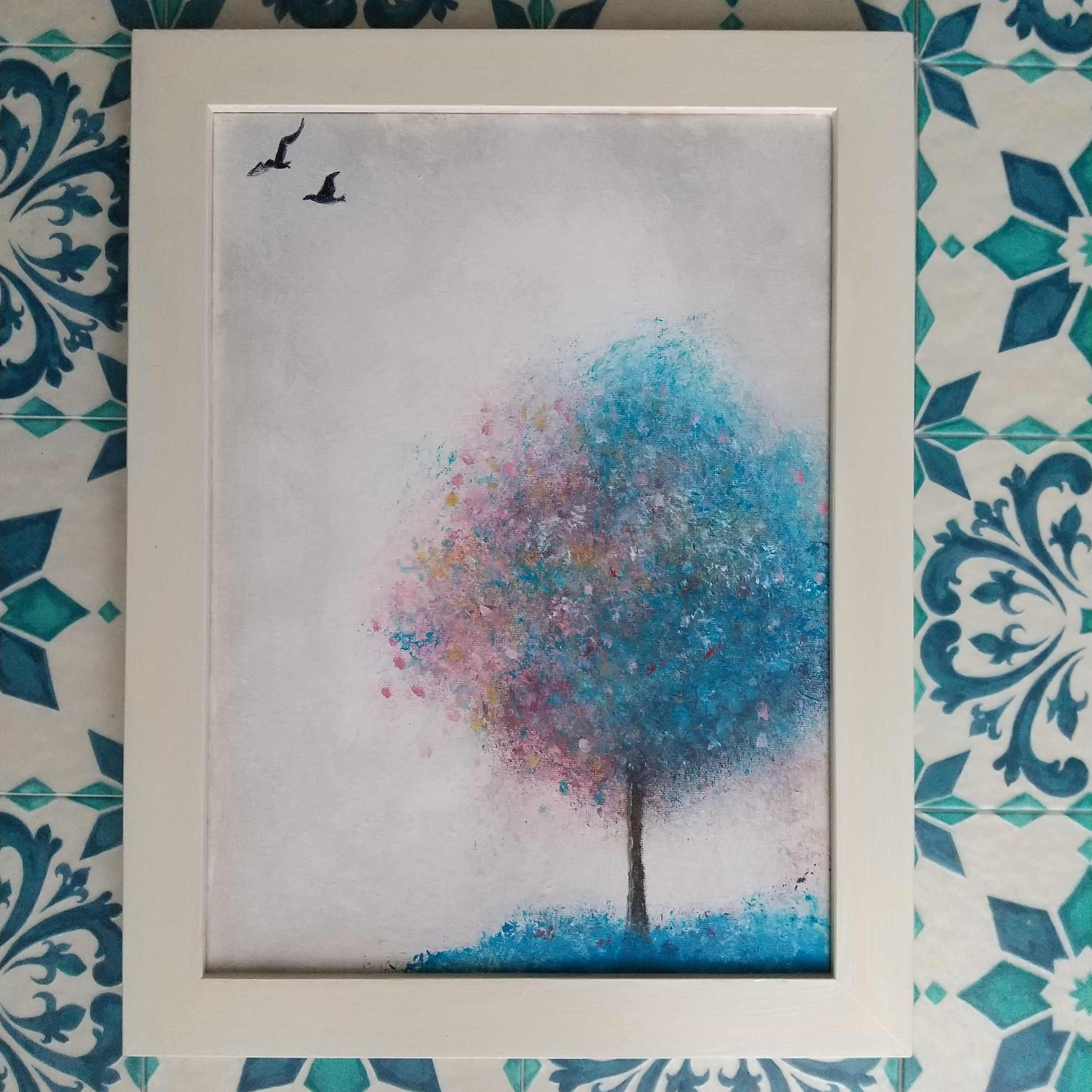☆【逸品堂】☆ 直筆サイン S.KANG デッドストック品 油彩画
