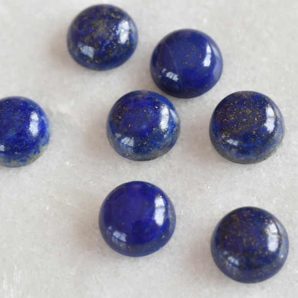 ラスト1☆ラピスラズリとブラッククリスタルガラスの一粒イヤリング /ピアス 誕生石 受注製作 クリスマス ブルー 6枚目の画像