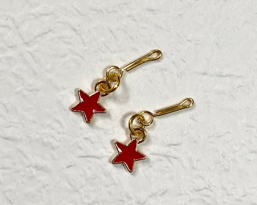 N184 リカちゃん ネックレス ピアス 5点セット ハンドメイド ハート 赤色 リカちゃん赤星ピアス その他人形 kiki202402【土日雨天発送不可