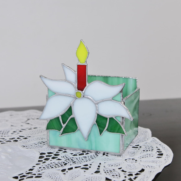ステンドグラス ポインセチア その他インテリア雑貨 sonomi 通販