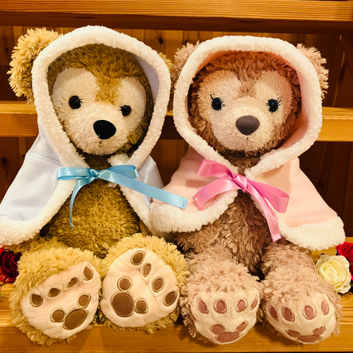 くまこ  シェリーメイコスチューム シェリーメイ コスチューム ダッフィー コスチューム コート ピンク 雪