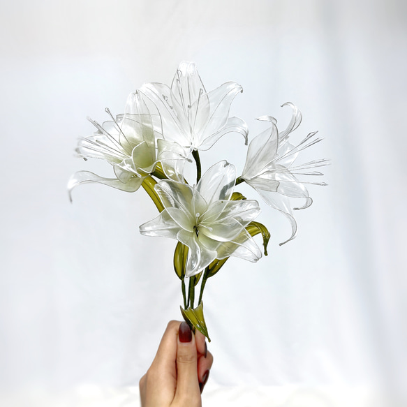 単品販売】百合 一輪挿し・花瓶・花器 【発送お休みのお知らせ
