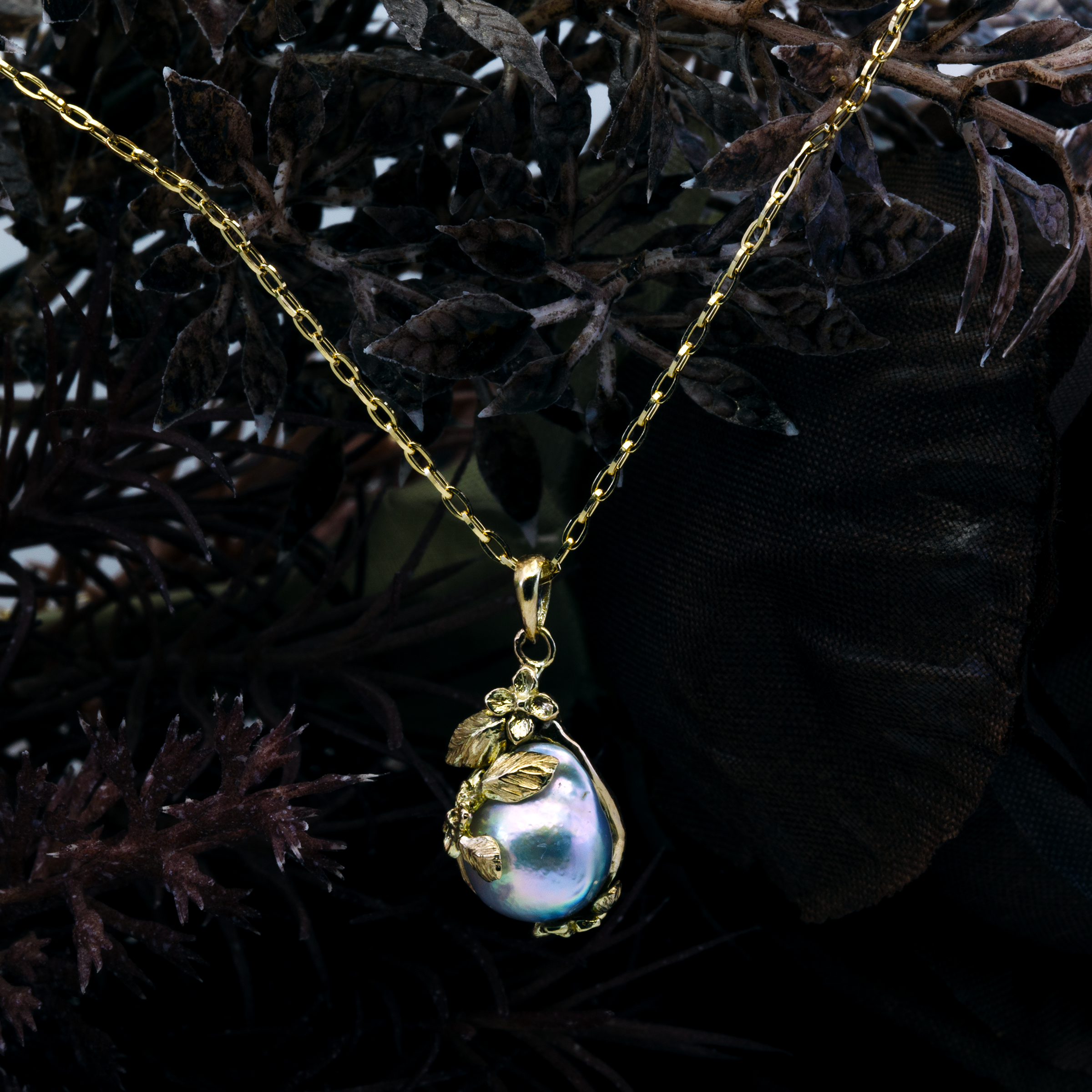 K10あじさいトップ　あこや真珠