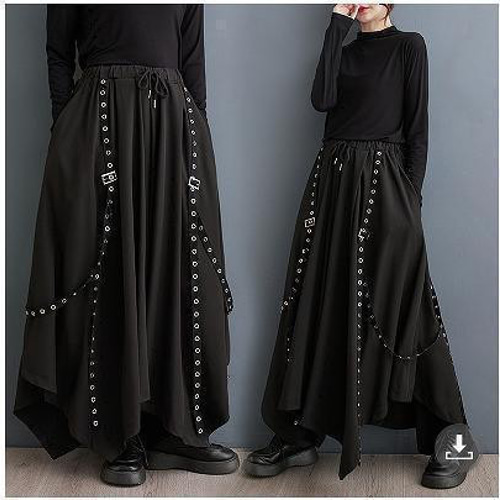大きいサイズ】 レディース ワイドパンツ モード系 春 秋冬 新品